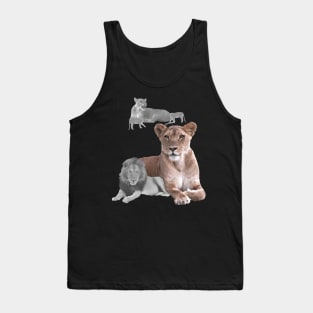 Lioness with Lion in Africa Tank Top